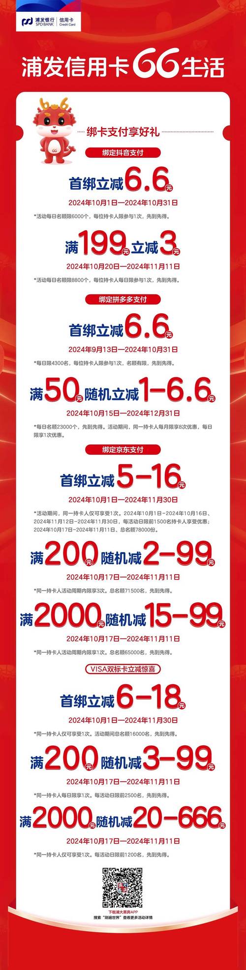 双十一消费热潮下，浦发信用卡推系列活动回馈客户