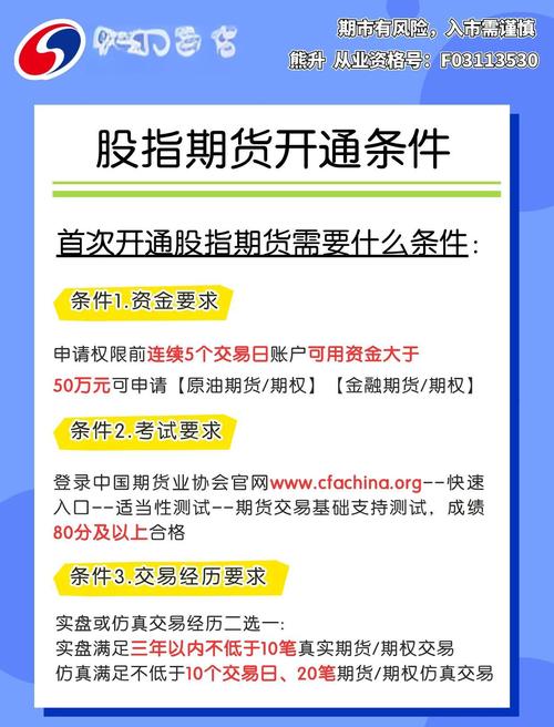 金融市场中，如何开通股指期货交易权限的关键步骤？