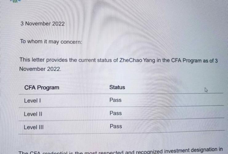 CFA成绩查询时间_cfa 二级 报名_CFA成绩单变化解读